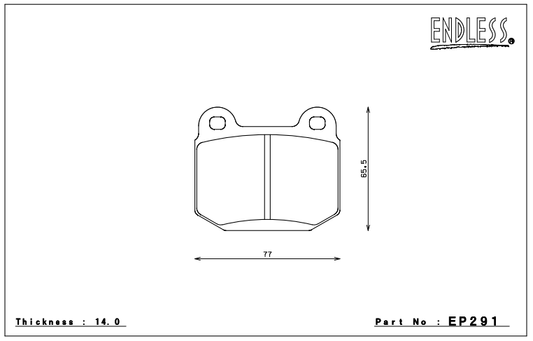 Endless - MX72 Brake Pads - Rear (STI Brembo 01-17)