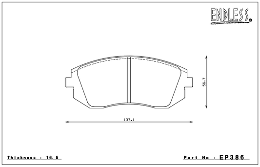 Endless - MXPL Brake Pads - Front (WRX GR/GV 08-14 )