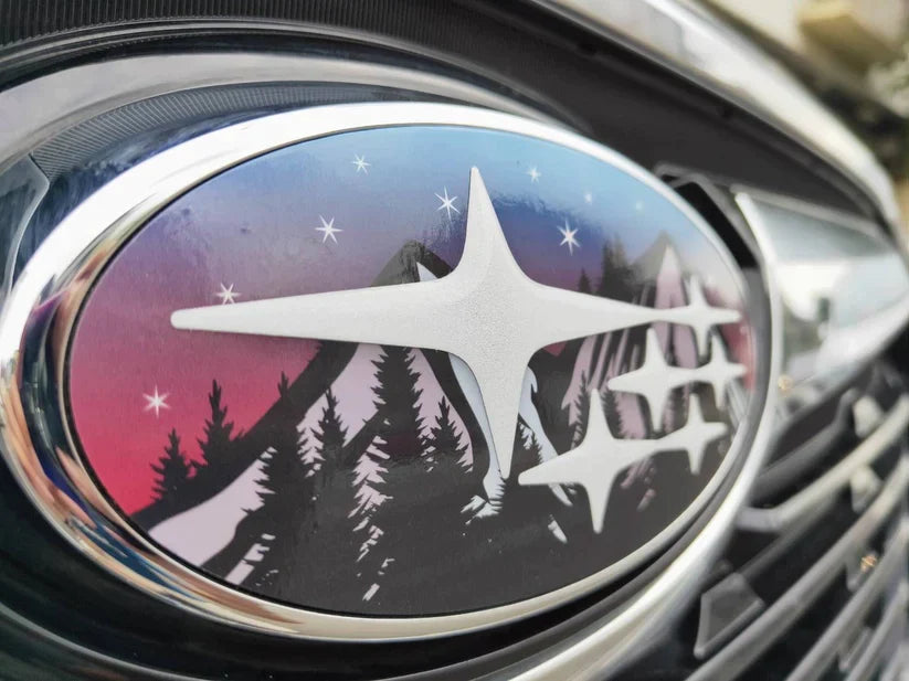 SUYA - 3D FRONT Grille Emblem Badge Overlay - BRZ/Levorg/WRX 15+