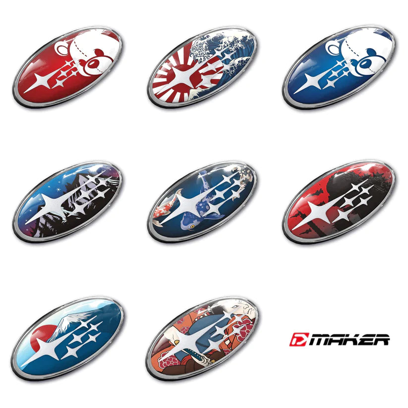 SUYA - 3D FRONT Grille Emblem Badge Overlay - BRZ/Levorg/WRX 15+