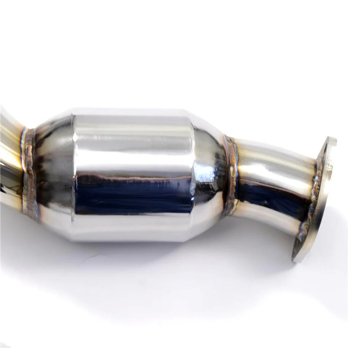 AVO Turbo 3" Catted Twin Scroll Down-Pipe - STI (08-21 JDM EJ20 Twin Scroll)