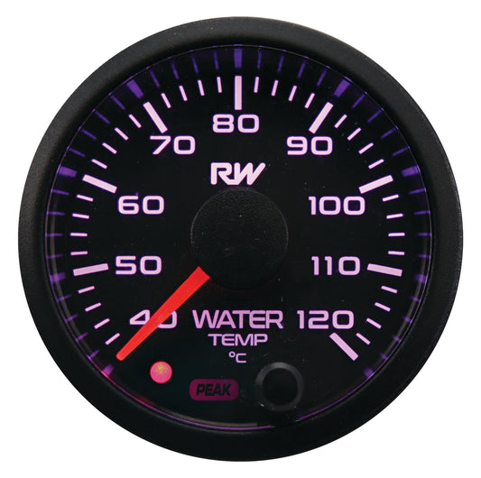 Raceworks Water Temp Gauge (52mm) 0-120°C