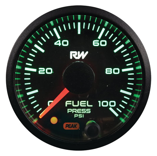 Raceworks EFI Fuel Pressure Gauge (52mm) PSI