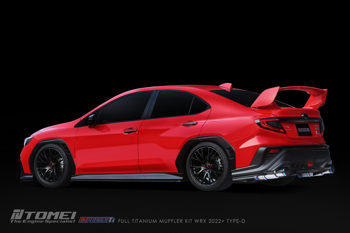 Tomei Expreme - Titanium Cat Back Exhaust Type D - WRX VB 22+ (Sedan)