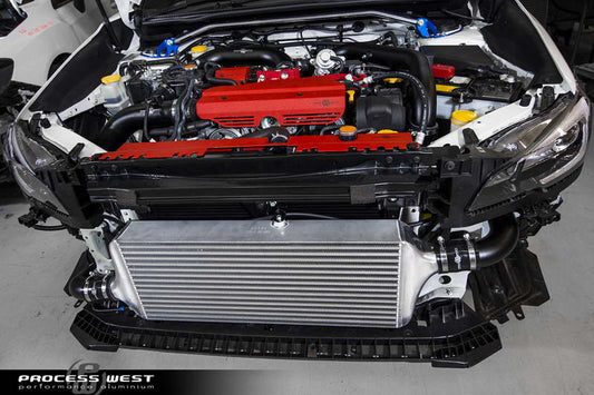 Process West - Front Mount Intercooler Kit (STi VA 15-20) Silver Core