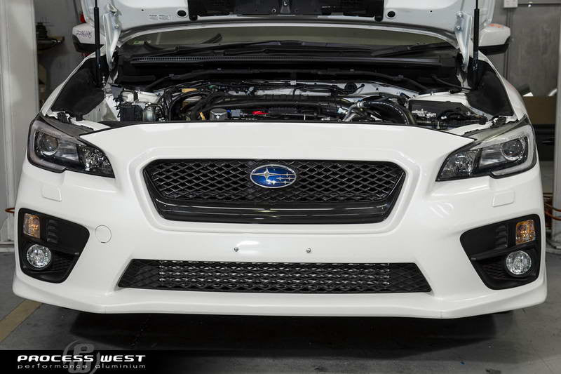 Process West - Front Mount Intercooler Kit (WRX VA 15-20) Silver Core