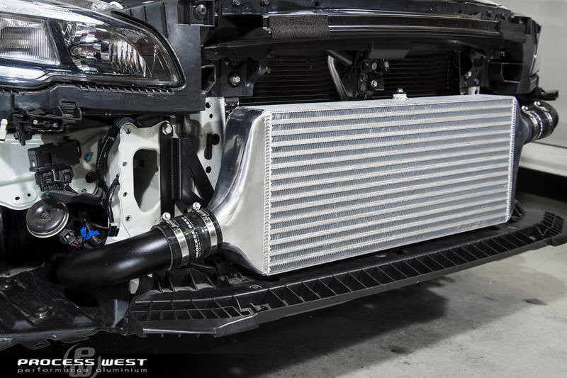 Process West - Front Mount Intercooler Kit (WRX VA 15-20) Silver Core