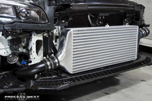 Process West - Front Mount Intercooler Kit (WRX VA 15-20) Black Core
