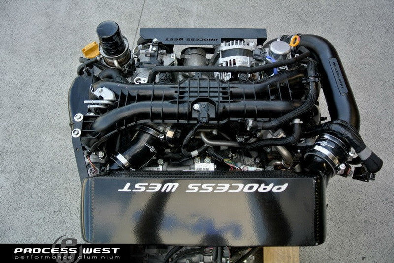 Process West - Verti-Cooler Intercooler Kit (WRX VA 15-20) - Black Core