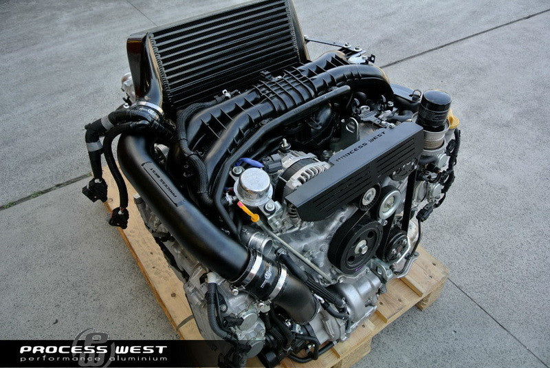 Process West - Verti-Cooler Intercooler Kit (WRX VA 15-20) - Black Core