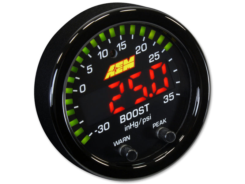 AEM - 35PSI / 2.5BAR Boost Display - X-Series Gauge