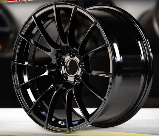 WedsSport - SA-72R -18×9.5 +38 - 5×114.3 - Gloss Black