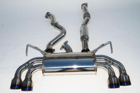 Invidia - Q300 Cat back Exhaust - Ti Tips (WRX 11-14 Hatch)
