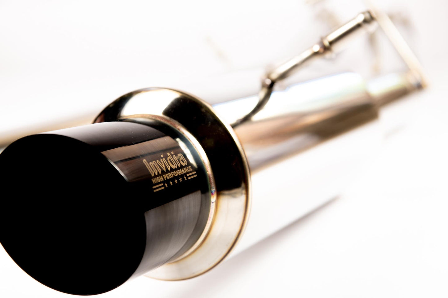 Invidia - N1 "Signature Series" Cat back Exhaust - BLACK Tip (WRX 01-07)