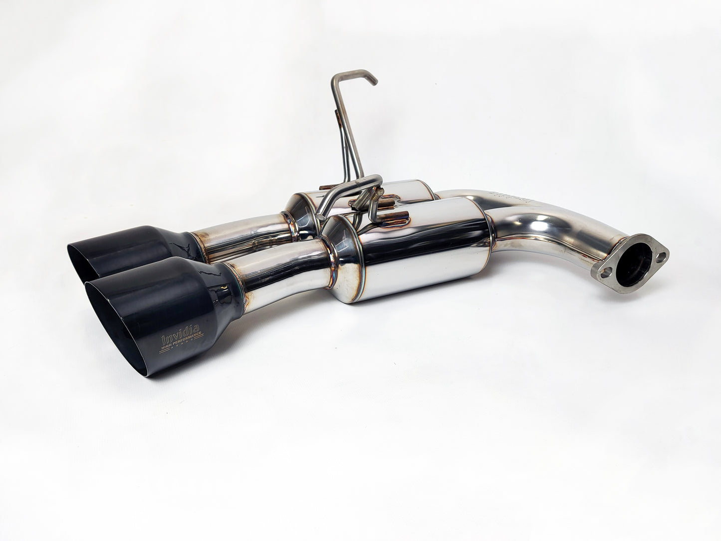 Invidia - R400 "Signature Series" Cat back Exhaust - BLACK Tips (STi 15-18 Sedan)