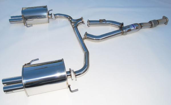 Invidia - Q300 Turbo back Exhaust - Polished Tips (Liberty BL/BP 06-09) - Manual