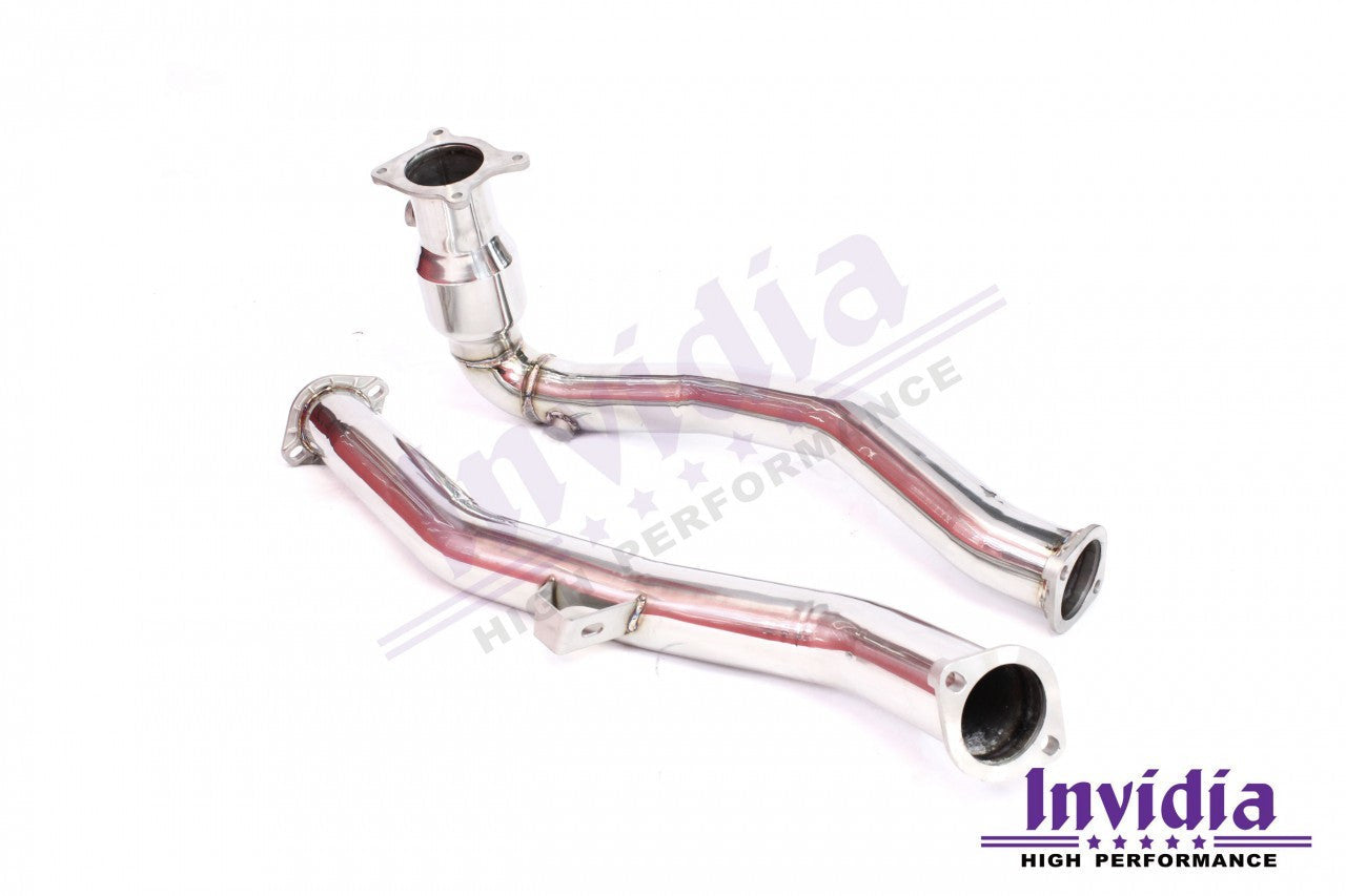 Invidia - Q300 Turbo back Exhaust - Rolled Ti Tips (WRX Sedan 15+ Manual)