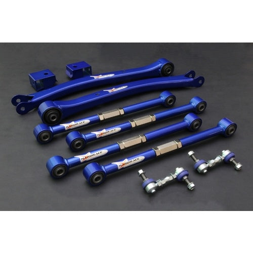 Hardrace - Rear Adjustable Arms Hardened Rubber - WRX/STi (94-00)