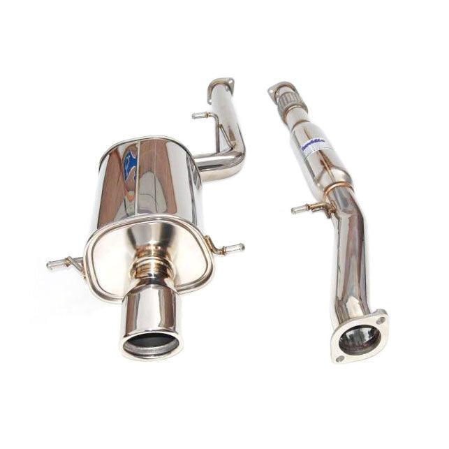 Invidia - Q300 Turbo back Exhaust - SS Tips (WRX 01-07)