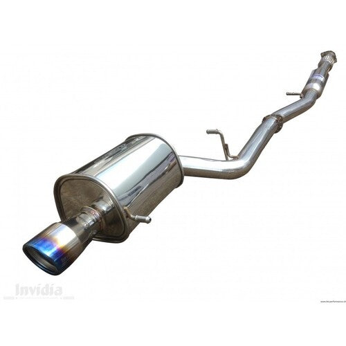 Invidia - Q300 Cat back Exhaust - Ti Tips (STi 01-07)