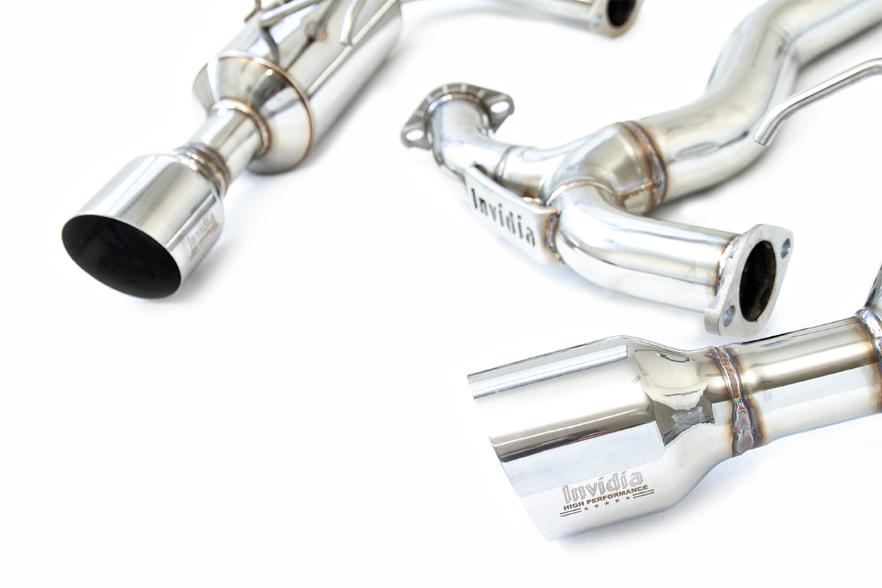 Invidia - R400 Cat back Exhaust - SS Tips (Forester SH 08-13)