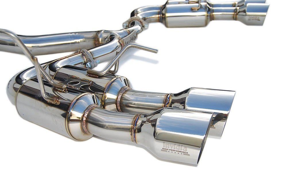 Invidia - R400 Turbo back Exhaust - SS Tips (WRX 15+ Manual)