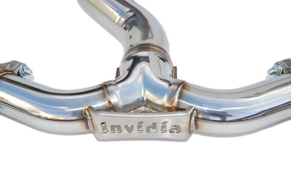 Invidia - R400 Turbo back Exhaust - SS Tips (WRX/STi 11+ Sedan)