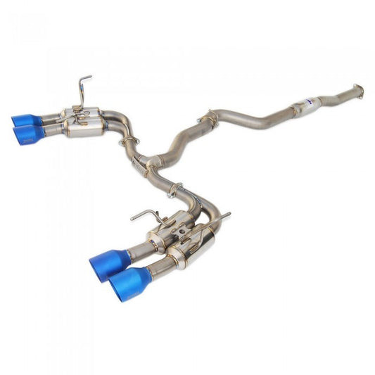 Invidia - R400 G5 Titan Titanium Cat Back (WRX/STi Sedan 10-14)