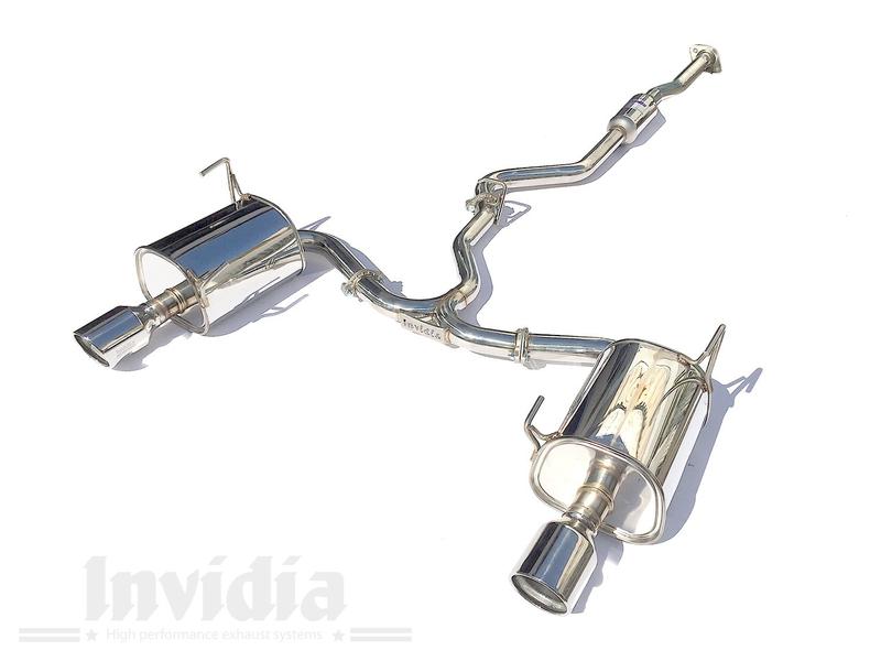 Invidia - Q300 Turbo back Exhaust - SS Tips (Levorg 15+ CVT/Auto)
