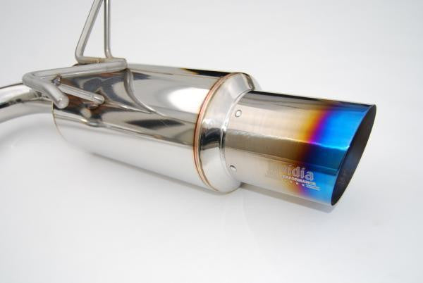 Invidia - N1 Turbo back Exhaust - Ti Tip (WRX/STi Sedan 11-14)