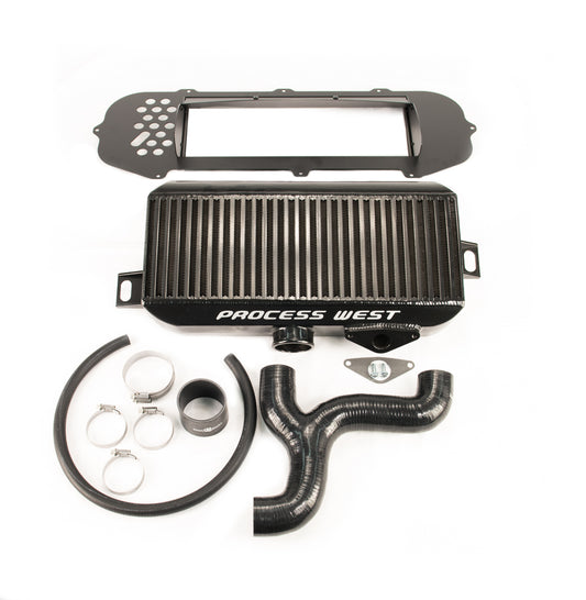 Process West - Top Mount Intercooler Kit (WRX GD 01-02) - Black Core