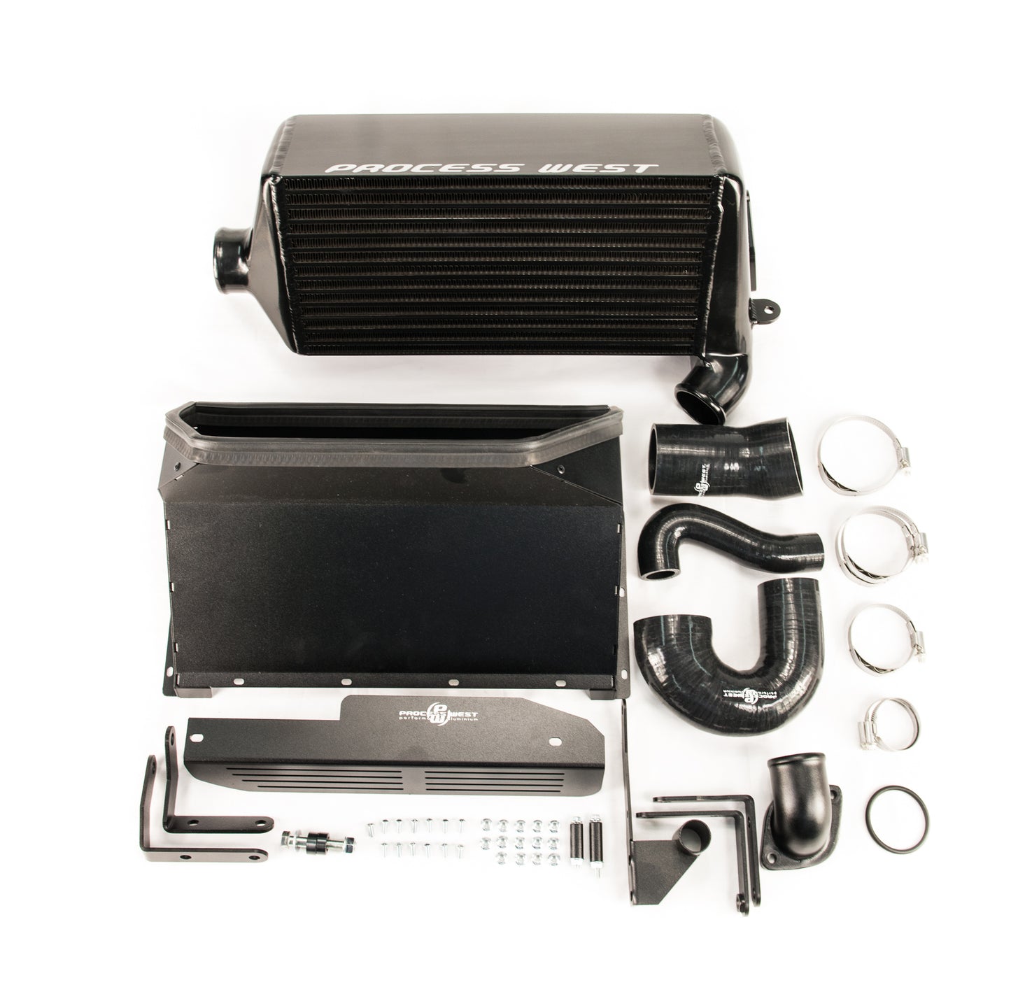 Process West - Verti-Cooler Intercooler Kit (Forester XT 08-13) - Black Core