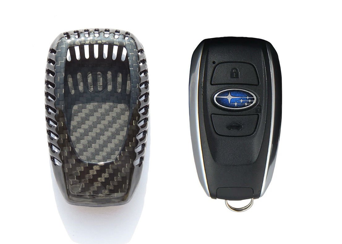 T Carbon - Subaru Key Fob Cover - Black