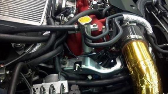 Killer B - Upper Turbo Coolant Reservoir V2 w/AN Fittings