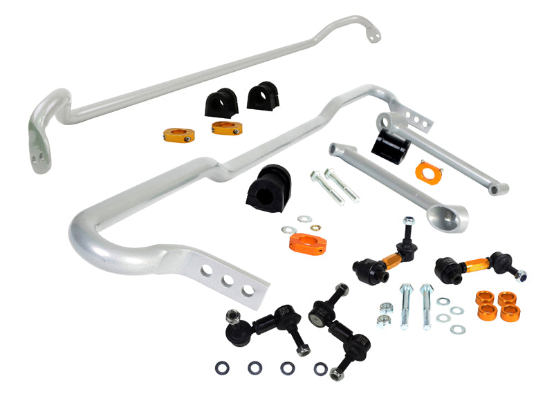 Whiteline - Complete Front and Rear Sway bar kit - BSK011 - WRX GV (08-10) - Narrow Body