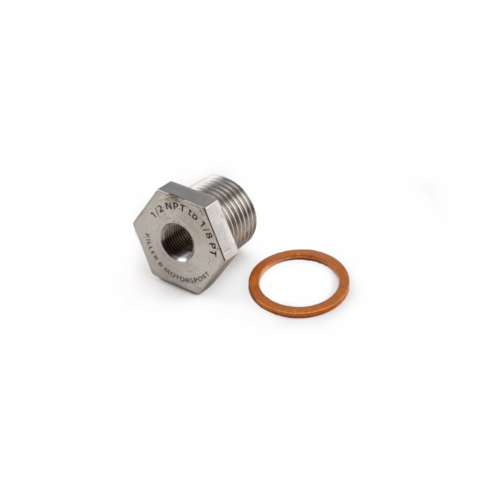 Killer B - 1/2" NPT to 1/8" PT Adaptor - (For Killer B Oil Pan)