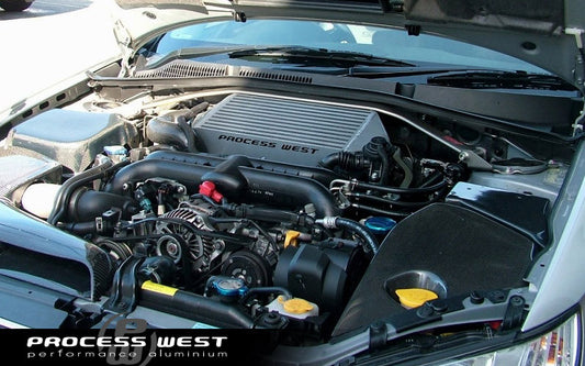 Process West - Top Mount Intercooler Kit (Liberty GT 07-09) - Black Core
