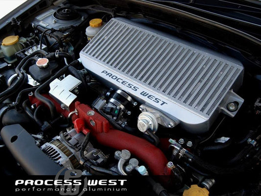 Process West - Top Mount Intercooler Kit (STi VA 15-21) - Black Core