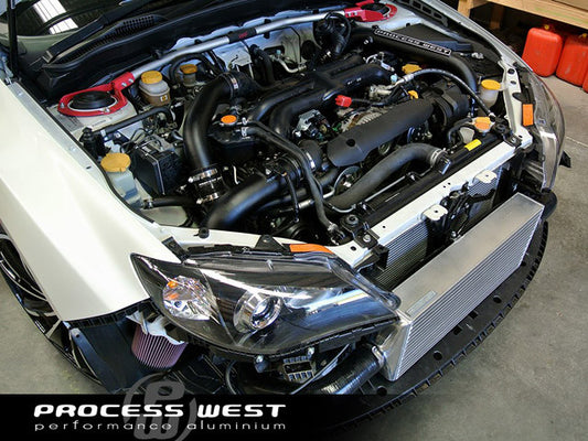 Process West - Front Mount Intercooler Kit (WRX GR/GV 08-14) - Silver Core