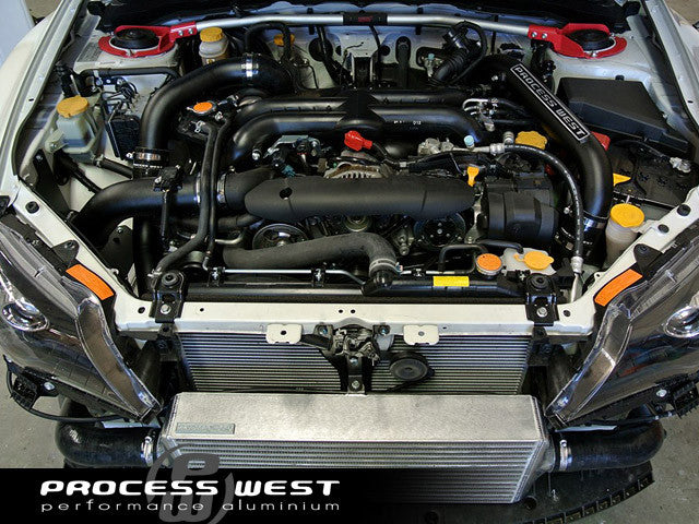 Process West - Front Mount Intercooler Kit (WRX GR/GV 08-14) - Black Core