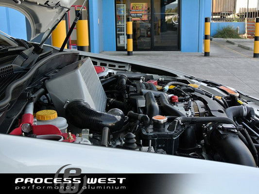 Process West - Verti-Cooler Intercooler Kit (WRX GR/GV 08-14) - Black Core