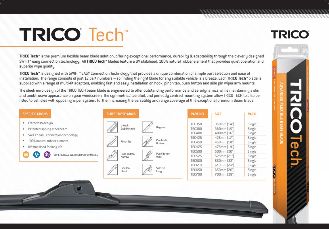 Wiper Blades - Exelwipe Ultimate Flex - Pair (LEVORG)