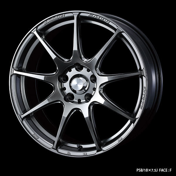 WedsSport - SA-99R : 18×9.5 +38 : 5×114.3 : PSB