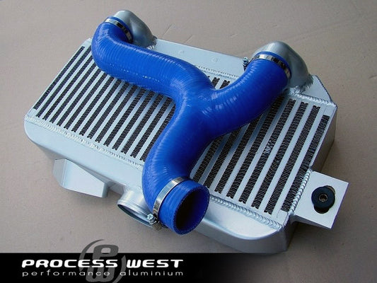 Process West - Top Mount Intercooler Kit (WRX GD 01-02) - Black Core
