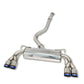 Korsh : Catback Exhaust (WRX/STi 08-10 G3 Widebody Hatch) - Stainless Steel with Titanium Tips (Copy)