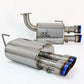 Korsh : Turbo back Exhaust (WRX 15-21 VA) - Stainless Steel with Titanium Tips + Catted Stainless J pipe