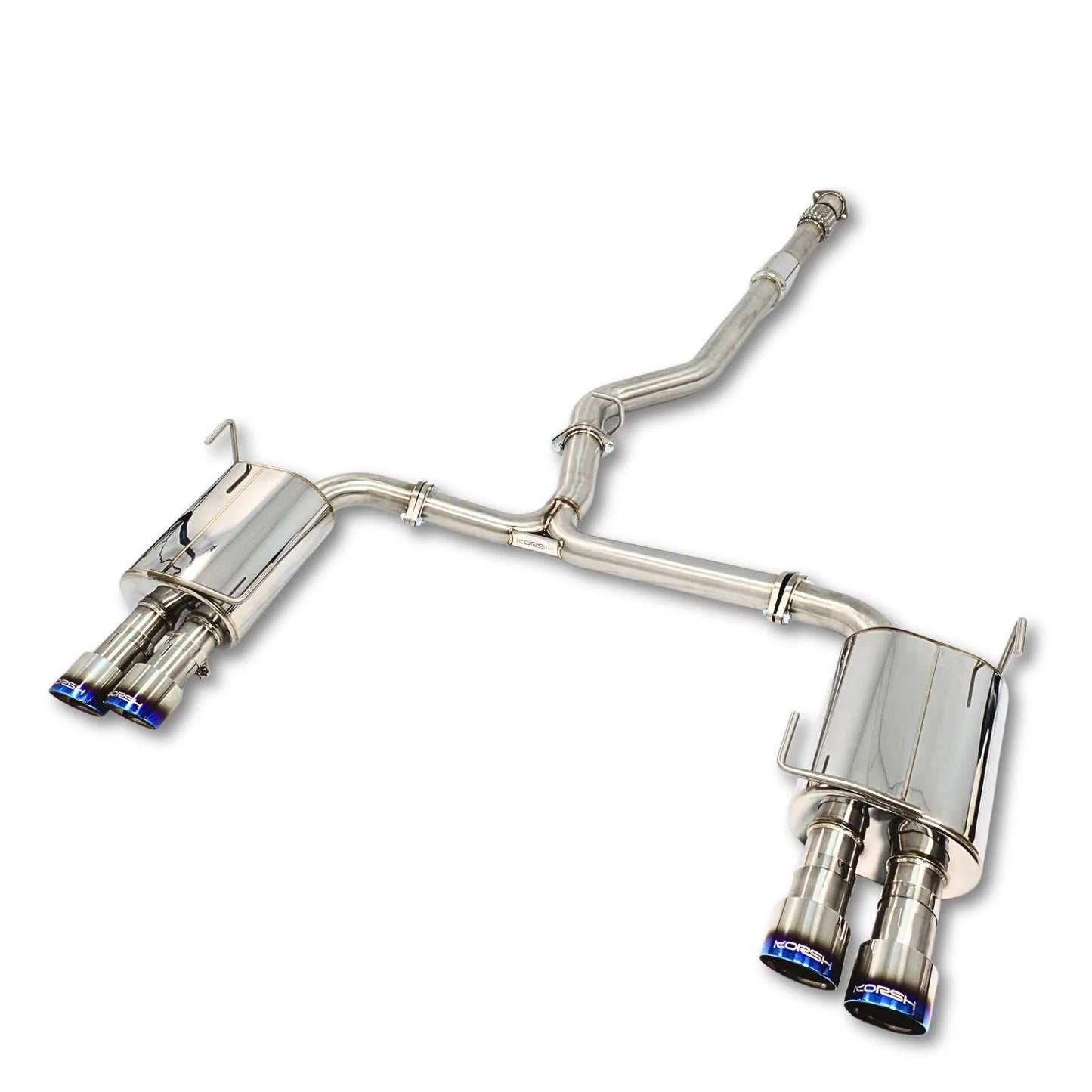 Korsh : Catback Exhaust (WRX 22+ VB Sedan) - Stainless Steel with Titanium Tips