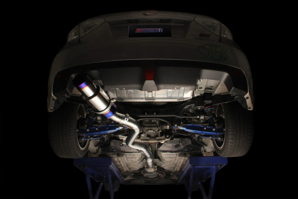 Tomei Expreme - Titanium Cat Back Exhaust Single Exit - WRX/STi 08-14 (HATCH)