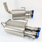 Korsh : Turbo back Exhaust (WRX 15-21 VA) - Full Titanium with Titanium Tips + Catted Stainless J pipe