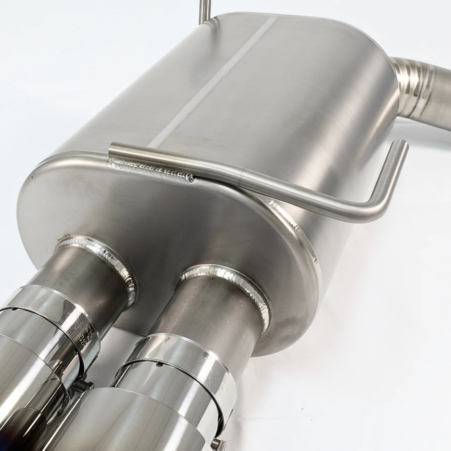 Korsh : Turbo back Exhaust (WRX 15-21 VA) - Full Titanium with Titanium Tips + Catted Stainless J pipe